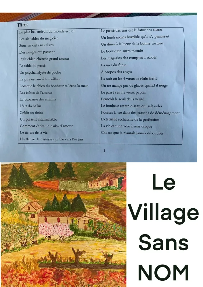 Le village sans nom, par Bernard Delzons