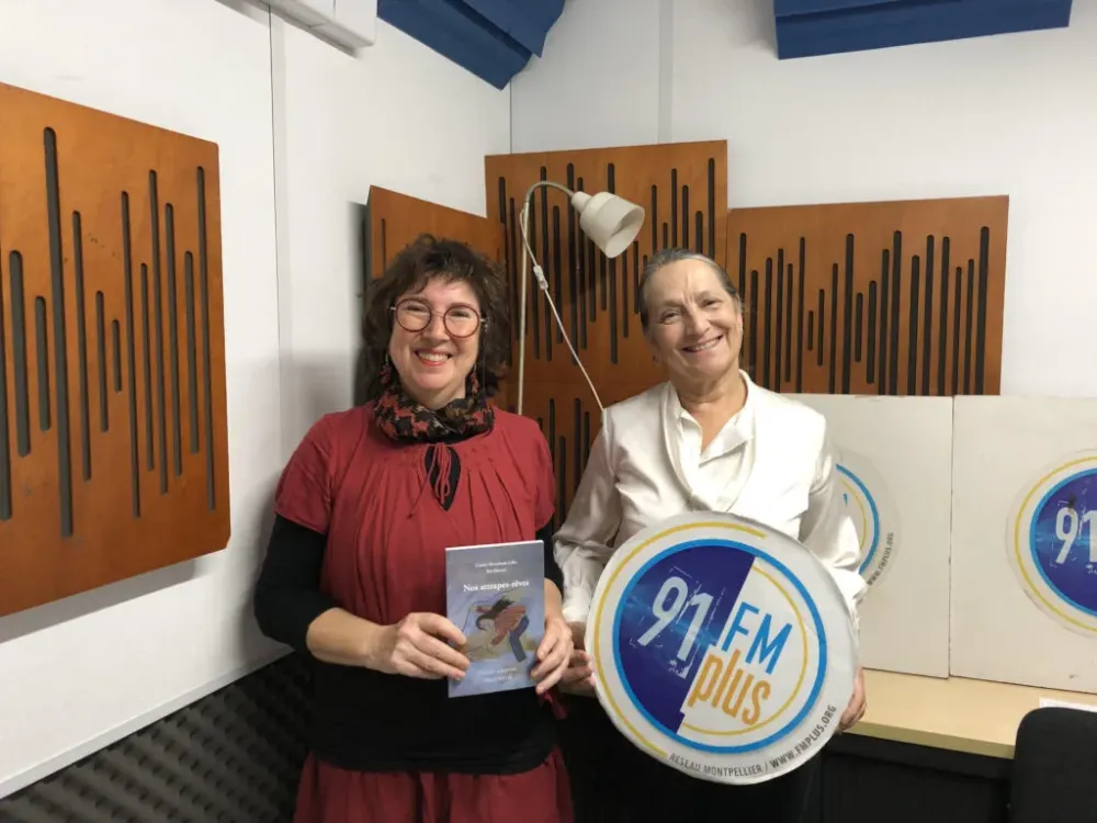Carole à la radio, émission Jardin d'Isis